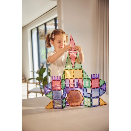 Cleverclixx Magnetická stavebnice Petite Pastel Pack 36 ks