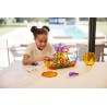 Cleverclixx Magnetická stavebnice Small Curved Pack Pastel 34 ks