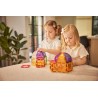 Cleverclixx Magnetická stavebnice Small Curved Pack Pastel 34 ks