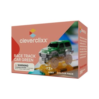 Cleverclixx Magnetická závodní dráha Autíčko zelené