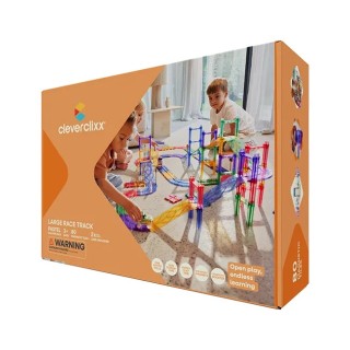 Cleverclixx Magnetická závodní dráha Pastel 80 ks