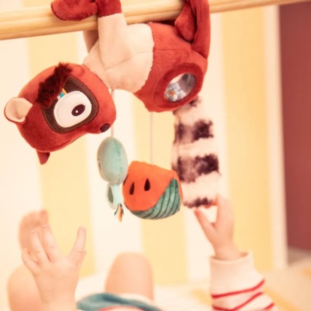 Lilliputiens Plyšová závěsná hračka lemur Elvis