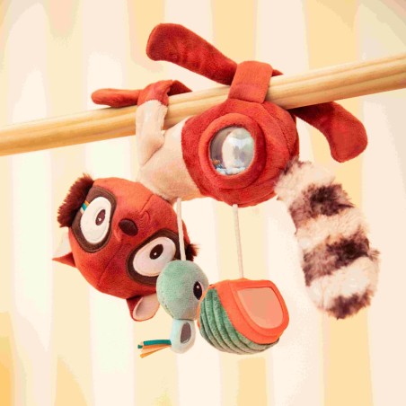 Lilliputiens Plyšová závěsná hračka lemur Elvis