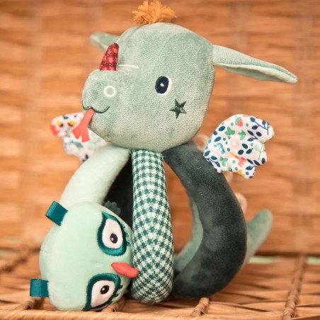 Lilliputiens Chrastítko dráček Joe a sova Merlin