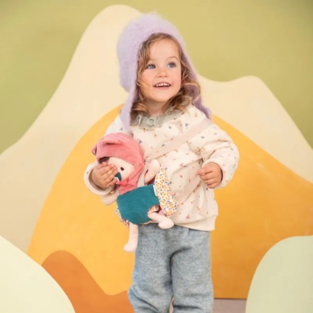 Lilliputiens Látková hračka s nosítkem panenka Jeanne
