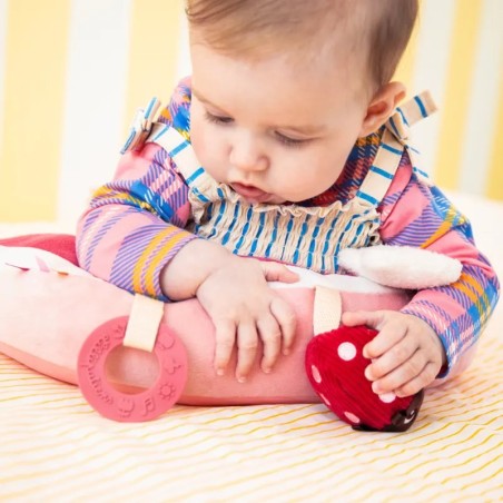Lilliputiens Polštářek s aktivitami jednorožec Lena