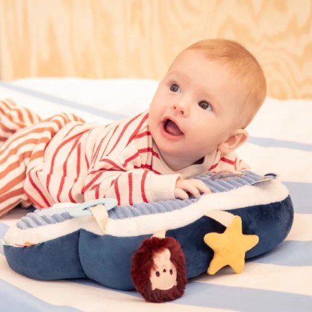 Lilliputiens Polštářek s aktivitami pejsek Jules