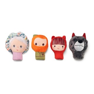 Lilliputiens Set prstových maňásků Červená Karkulka