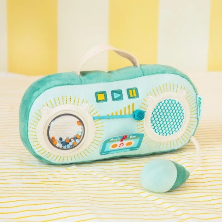 Lilliputiens Zvukové plyšové rádio dráček Joe