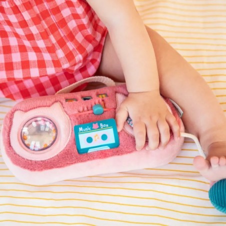 Lilliputiens Zvukové plyšové rádio kočička Jeanne