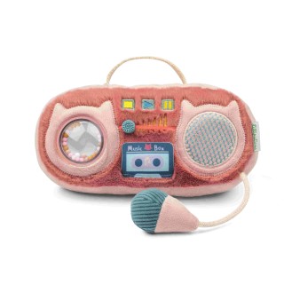 Lilliputiens Zvukové plyšové rádio kočička Jeanne