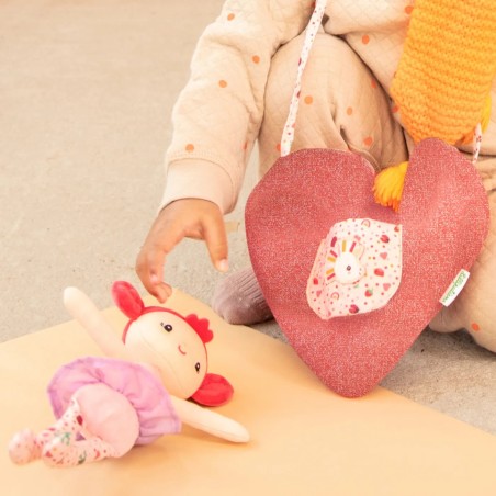 Lilliputiens Kabelka ve tvaru srdce s panenkou Aline