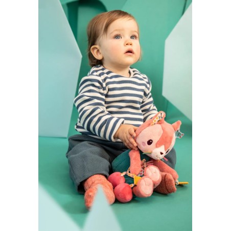 Lilliputiens Textilní hračka s aktivitami kočička Jeanne