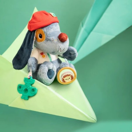Lilliputiens Textilní hračka s aktivitami pejsek Jules