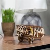 Ugears 3D dřevěná mechanická skládačka Mini dvojplošník