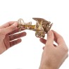 Ugears 3D dřevěná mechanická skládačka Mini dvojplošník