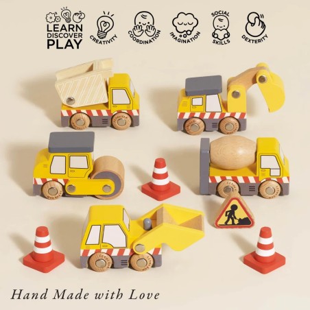 Le Toy Van set stavebních strojů