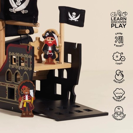 Le Toy Van Pirátská loď Barbarossa