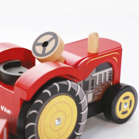 Le Toy Van traktor červený Bertie