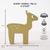 Le Toy Van Petilou Dřevěná skládací věž zvířátka