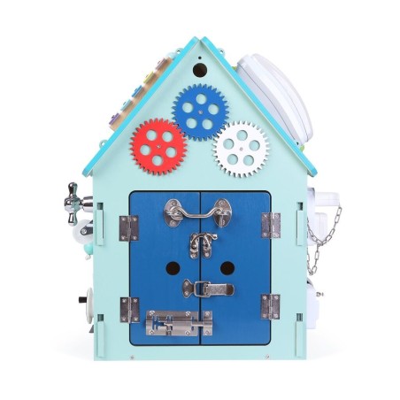 2Kids Toys Activity board Domeček modrý