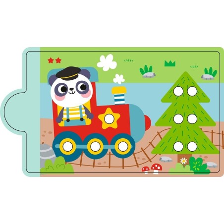 2Kids Toys Magnetická hra Třídění barev s dinosaurem