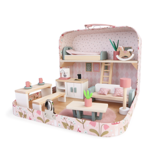 2Kids Toys Domeček pro panenky v kufříku Kuchyně