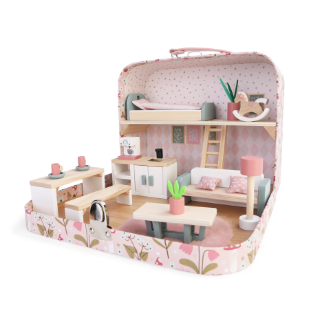 2Kids Toys Domeček pro panenky v kufříku Kuchyně
