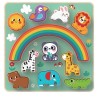 2Kids Toys Balanční puzzle se zvířátky 2 v 1