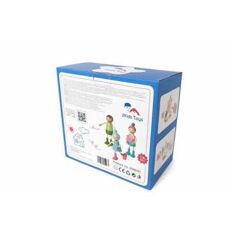 2Kids Toys Sada nábytku s rodinou 5 v 1