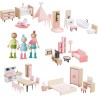 2Kids Toys Sada nábytku s rodinou 5 v 1