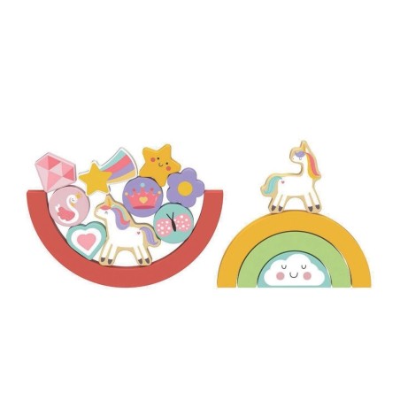 2Kids Toys Balanční puzzle Unicorn 2 v 1