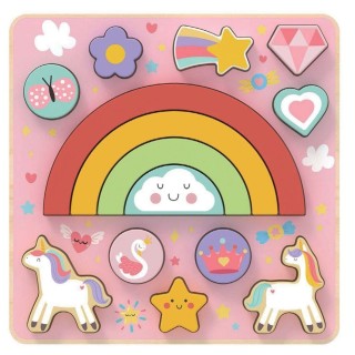 2Kids Toys Balanční puzzle Unicorn 2 v 1
