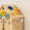 2Kids Toys Activity board Domeček přírodní
