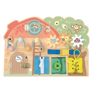 2Kids Toys Activity board Domeček se zvířátky