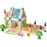 2Kids Toys Dřevěná stavebnice Zámek barevný