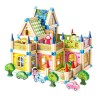 2Kids Toys Dřevěná stavebnice Zámek barevný
