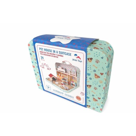 2Kids Toys Domeček pro mazlíčky v kufříku
