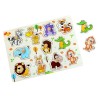 2Kids Toys Dřevěné puzzle Safari 11 dílků