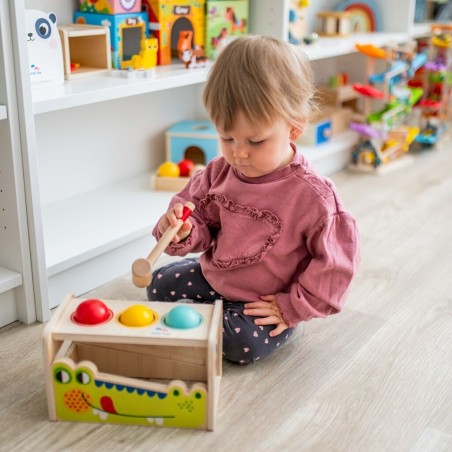 2Kids Toys Zatloukačka a xylofon Krokodýl