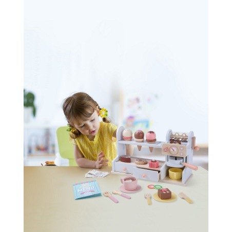 2Kids Toys Dřevěná cukrárna 2 v 1