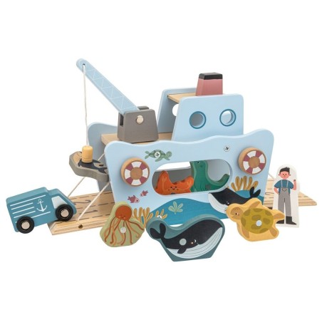 2Kids Toys Magnetická hračka Rybářská loď