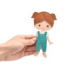 2Kids Toys Senzorická busy kniha Domeček s panenkou