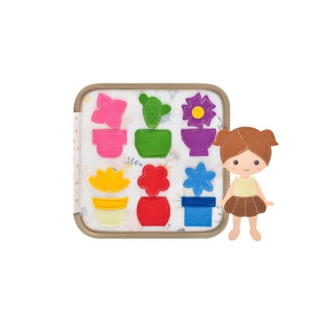 2Kids Toys Senzorická busy kniha Domeček s panenkou
