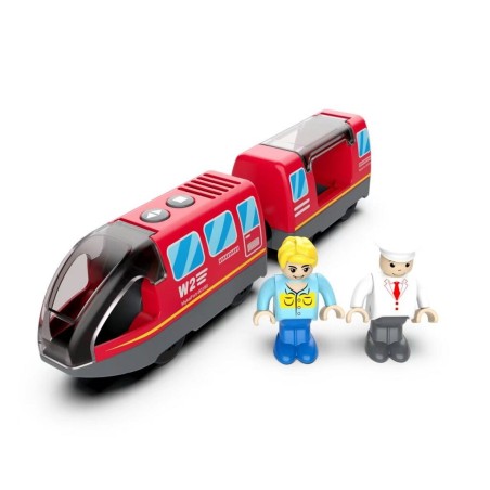 2Kids Toys Elektrický městský vlak červený