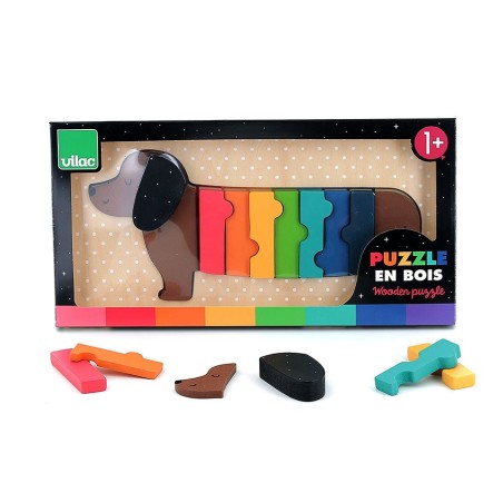 Vilac Vkládací puzzle Pejsek