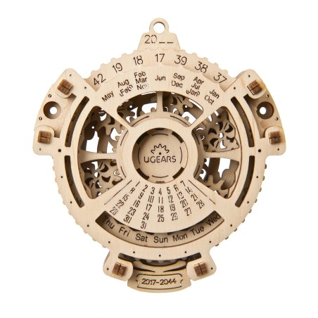 Ugears 3D dřevěná mechanická skládačka Kalendář