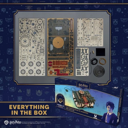 Ugears 3D dřevěná mechanická skládačka Harry Potter The Monster Book of Monsters