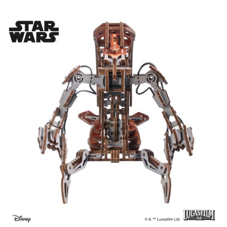 Ugears 3D dřevěná mechanická skládačka Star Wars Droideka
