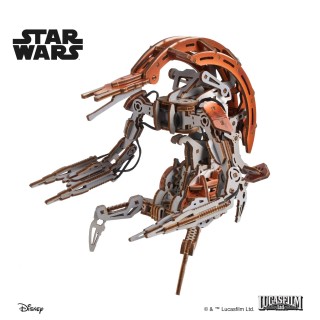 Ugears 3D dřevěná mechanická skládačka Star Wars Droideka